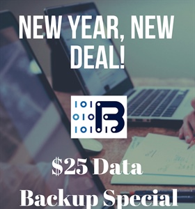 $25 Data Backup Plan!