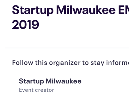 Startup Milwaukee EMERGE: September 2019